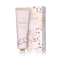 Thymes - Goldleaf Gardenia Hand Crème - Deeply Moisturizing Cream with Light Floral Scent for Women - 3 oz