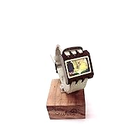 Mistura Lenzo Handmade Wood Watch, Santa Elena Collection (Beige)