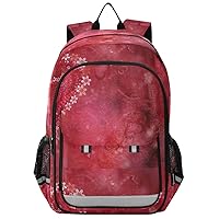 ALAZA Happy Valentines Day Floral Heart Backpacks Travel Laptop Backpack