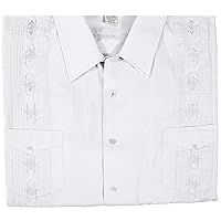 FOXFIRE Guayabera Casual Shirt 2XL-8XL 2XLT-6XLT White