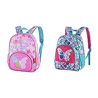 12-Inch girl preschool backpack,Kids Backpack for Boys & Girls, Perfect for Daycare and Preschool, Unique design print backpack for school and travel