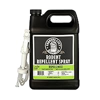Rodent Repellent Spray with Sprayer, Natural Peppermint & Cinnamon Oils Repel Mice and Stop Rats & Squirrels, 1 Gallon (Pack of 1)