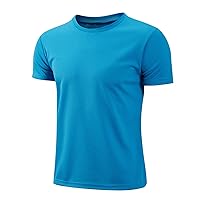 Kids Boys Quick Dry Athletic Short Sleeve T-Shirts Gym Running Sports Tops Performance Tees Activewear