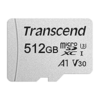 Transcend 512GB microSDXC/SDHC 300S Memory Card TS512GUSD300S-AE