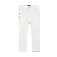 Jethro Slim Denim Jeans (White)-Unisex