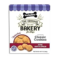 Soft Baked Classic Cookies with Oats and Apple, Premium Treats for Dogs, 13 Ounce Box (114334)