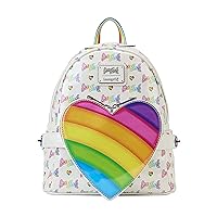 Loungefly Lisa Frank Rainbow Heart Mini Backpack
