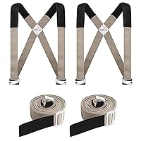 Moving Straps, Lifting Strap for 2 Movers, Easily Move, Lift, Carry Furniture, Mattress, Appliance, Heavy Objects up to 800lbs, Without Back Pain Great Tool for Moving Bulky Items (Khaki)