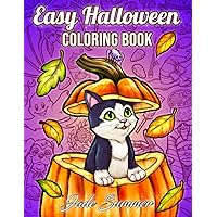 Easy Halloween: Large Print Designs for Adults and Seniors with 50 Simple Images to Celebrate Halloween! (Halloween Coloring Books) Easy Halloween: Large Print Designs for Adults and Seniors with 50 Simple Images to Celebrate Halloween! (Halloween Coloring Books) Paperback