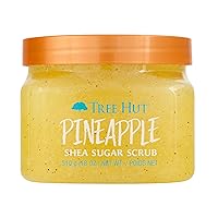 Pineapple Shea Sugar Exfoliating & Hydrating Body Scrub, 18 oz