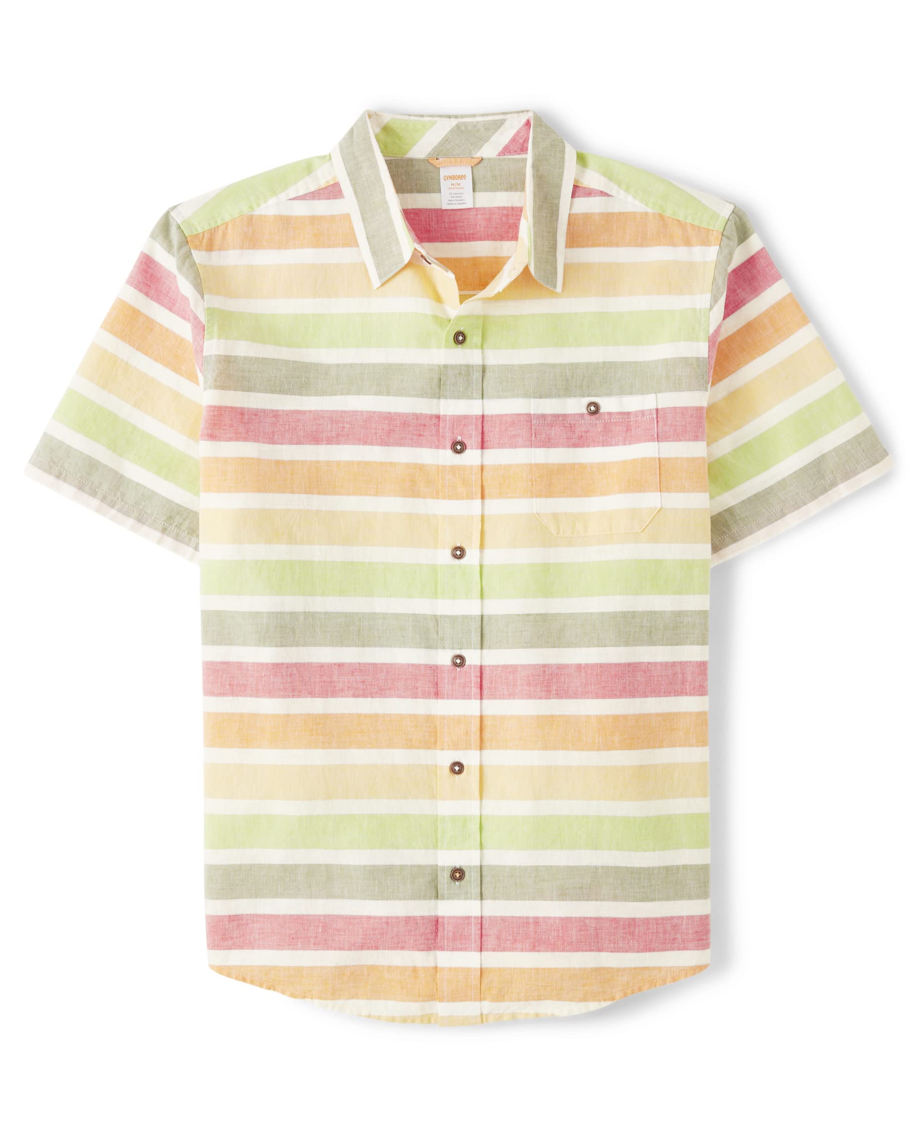 Gymboree Boys' Short Sleeve Button Up Shirt