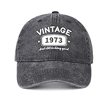 50th 80th Birthday Gift, Birthday Baseball Hat for Men Women Funny Birthday Gifts Adjustable Hat