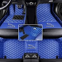 Custom Automotive Floor mats & Cargo Liners with Logo Fit for Jaguar E-Pace F-Pace F-Type I-Pace XE XF XJ XJ-L XK 2003-2022 All Weather Leather Non-Slip Surrounded Waterproof