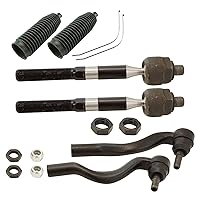 TRQ Inner & Outer Tie Rod Set Fits 2011-2015 Dodge Durango Jeep Grand Cherokee