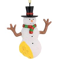 Tree Buddees Funny Pee on Snowman Christmas Ornament
