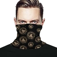 African Lio Soft Face Mask Neck Gaiter Warmer Face Cover Soft Scarf Cooling Bandanas Headwear