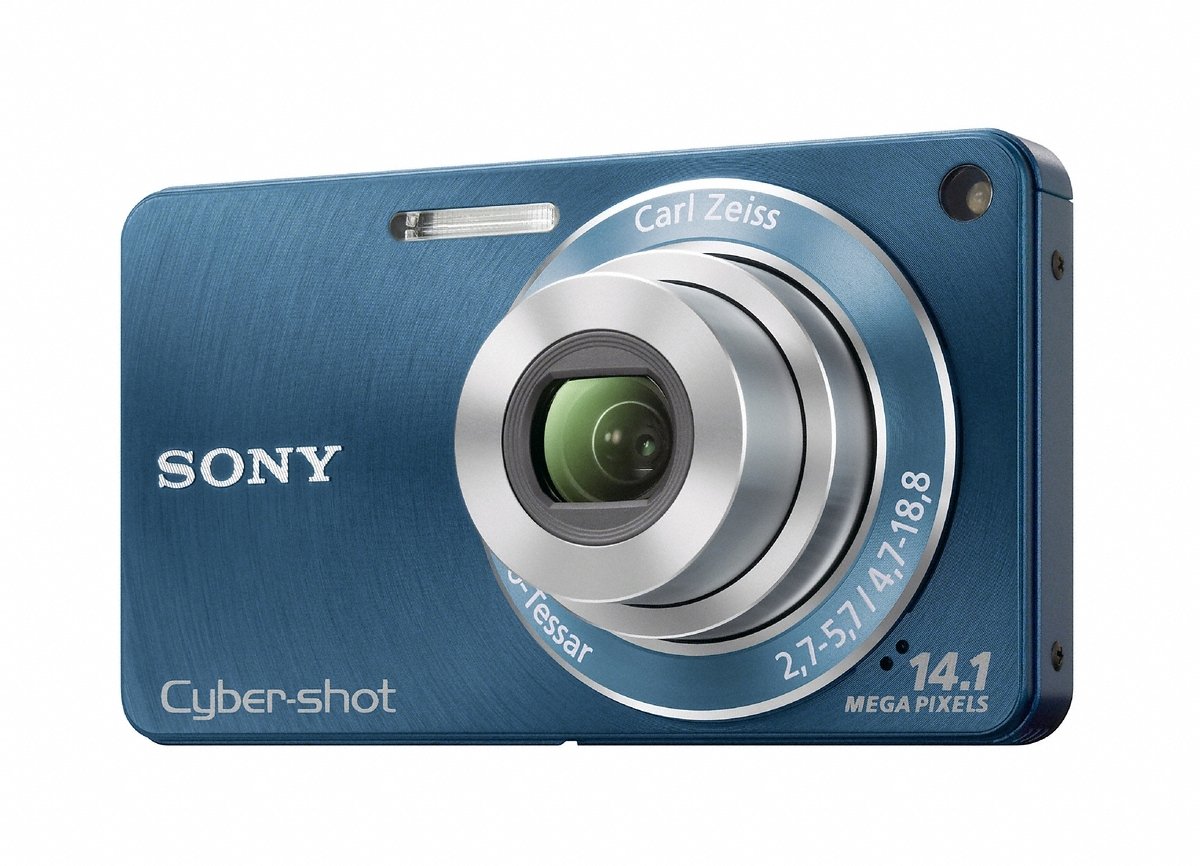 Sony DSC-W350 14.1MP Digital Camera with 4x Wide Angle Zoom with Optical Steady Shot Image Stabilization and 2.7 inch LCD (Blue)