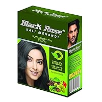 20 Sachets Black Rose Kali Mehandi Black Henna Herbal Hair 10Gms Each (Total 200Gms)