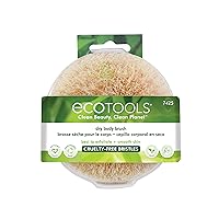 EcoTools Dry Body Brush, for Post Shower & Bath Skincare Routine, Removes Dirt & Promotes Blood Circulation, Helps Reduce Appearance of Cellulite, Eco-Friendly, Vegan & Cruelty-Free, 1 Count