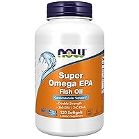 Supplements, Super Omega EPA, 360 EPA / 240 DHA, Molecularly Distilled, Cardiovascular Support*, 120 Softgels