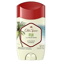 Old Spice Invisible Solid Antiperspirant Deodorant for Men Fiji with Palm Tree Scent Inspired by Nature, 2.6 oz