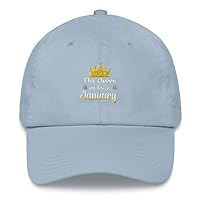 Queens are Born in January Crown Birthday Wish Dad Cap