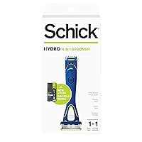 Schick Hydro 5 Men's Styling Razor with Body Groomer and Beard Trimmer