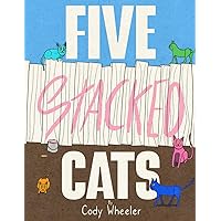 Five Stacked Cats