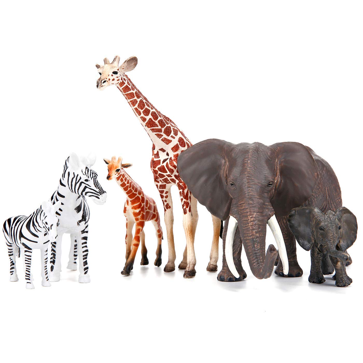 Mua Safari Zoo Animals Figures Toys, 14 Piece Realistic Jungle Animal  Figurines, African Wild Plastic Animals with Lion, Elephant, Giraffe  Educational Learning Playset for Toddlers, Kids, Children trên Amazon Mỹ  chính hãng