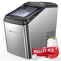 Dreamiracle IceMonster B1 Pro Max | 33lbs Thick Insulation Self-Cleaning Countertop Ice Maker Stainless Steel Silver