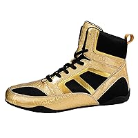 Wrestling Shoes Mens Barefoot Fitness Training Boots Non-Slip Breathable Weightlifting Boxing Shoes