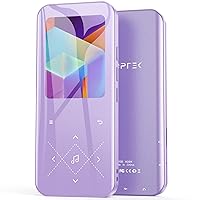 AGPTEK MP3 Player with Bluetooth 5.3, A30X 2.4 Full Touch Screen 32GB  Music Player with Clip and Arm Band, for Sports Running Walking, Supports  Up to 128GB