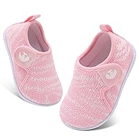 Baby Shoes Boys Girls First Walking Shoes Infant Sneakers Crib Shoes Breathable Lightweight Slip On Shoes