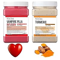 Vampire and Turemic Jelly Face Mask for Facials Hydrating, Anti-Aging & Nourishing| Professional Hydrojelly Masks | Vajacial Jelly Mask Powder