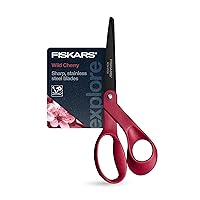Fiskars® Non-stick Explore Collection Scissors, Wild Cherry (8 in.)
