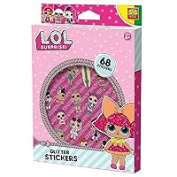 SES Creative 14191 L.O.L. Surprise L.O.L. Glitter, Bunte Sticker