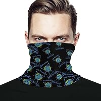 Earth Day Soft Face Mask Neck Gaiter Warmer Face Cover Soft Scarf Cooling Bandanas Headwear