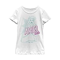 Fifth Sun Disney Princesses Ariel Pop Girls Short Sleeve Tee Shirt