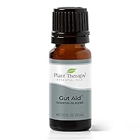 Plant Therapy Gut Aid Essential Oil Blend 10 mL (1/3 oz) 100% Pure, Undiluted, Natural Aromatherapy for Upset Stomach Relief