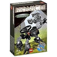 LEGO Bionicle Rahaga Mini Figure Set #4878 Bomonga (Black)