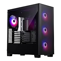 Phanteks XT Pro Ultra, Mid-Tower Gaming Chassis, 4X M25-140 Fans Included, High Airflow Performance Mesh, Tempered Glass Window, USB-C 3.2 Gen2 (Black)