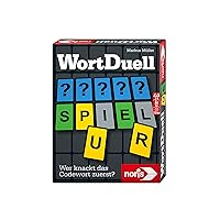 606261944 Word Duel Card Game from 8 Years - Tricky Team 2 to 8 Players for Letters and Words Guessing