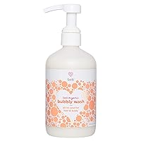 Bubbly Wash - Moisturizing Aloe and Coconut Based Baby Shampoo and Body Wash- with Green Tea and Calendula Extract, pH Balanced, Tear-Free Gel Cleanser (19 ounce)