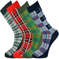 Mysocks Men Socks Tartan Design Checked Socks