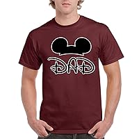 Mickey Big Brother Funny Cool Men's T-Shirts Round NeckTee Shirt Men