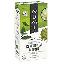 Numi Organic Tea Ceremonial Matcha, 30 Grams / 1.06 Ounces per Box, Highest Grade Japanese Matcha Green Tea Powder