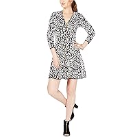 Womens Full Zip Fit & Flare Dress