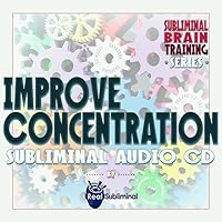 Subliminal Brain Training Series: Improve Concentration Subliminal Audio CD