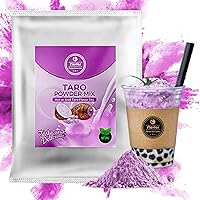 Flavfar Taro Milk Tea 2.2 Lb (1 Count), Powdered Instant Milk Tea Drink Mix, Serve Hot or Cold.- Less Sugar