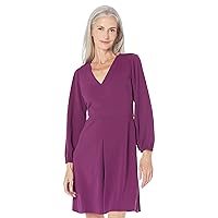 Maggy London Women's Solid Cloud Crepe Dress Workwear Office Desk to Dinner Event Guest of